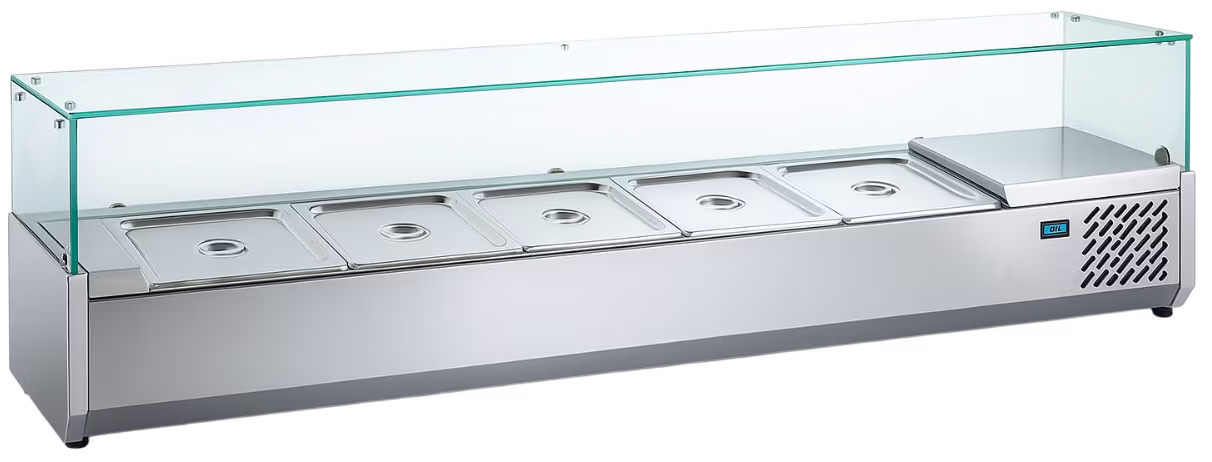 Hurakan HKN-VRX1200/330 — Витрина холодильная