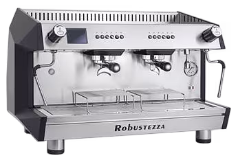 Robustezza BZA2E чёрная сталь — Рожковая кофемашина