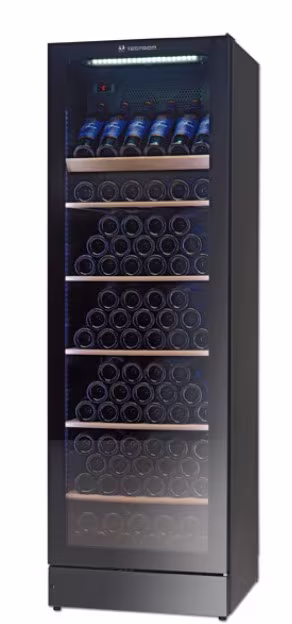 Шкаф винный вент.метал. wine 185 fg черный