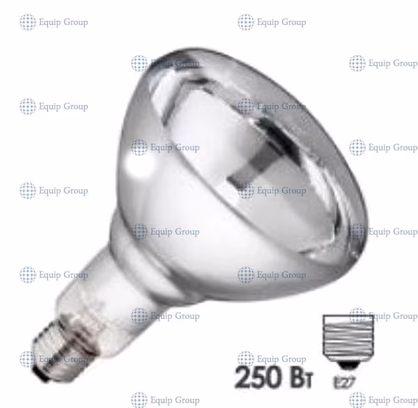 Лампа 250w е27 для лампы инфракрасной hurakan hkn-dl
