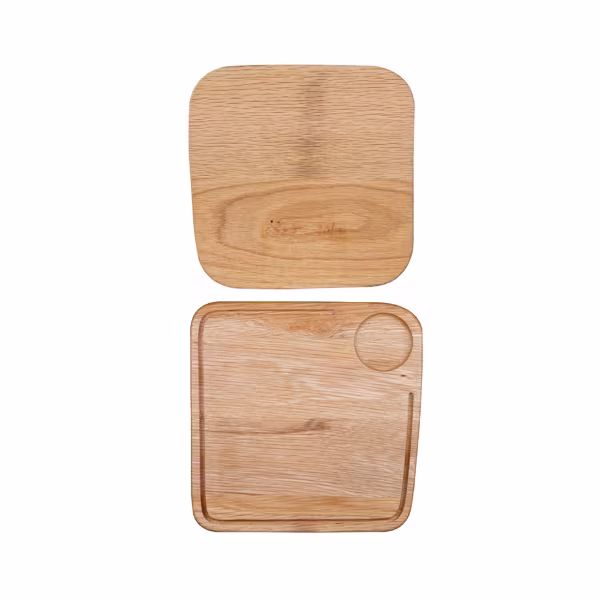 Блюдо деревянное 25,5х25,5см buffet wood zcawwbm1