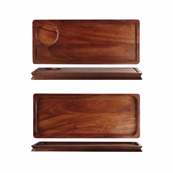 Блюдо деревянное 40х16,5см, двухстороннее, buffet wood zcawwbdd1