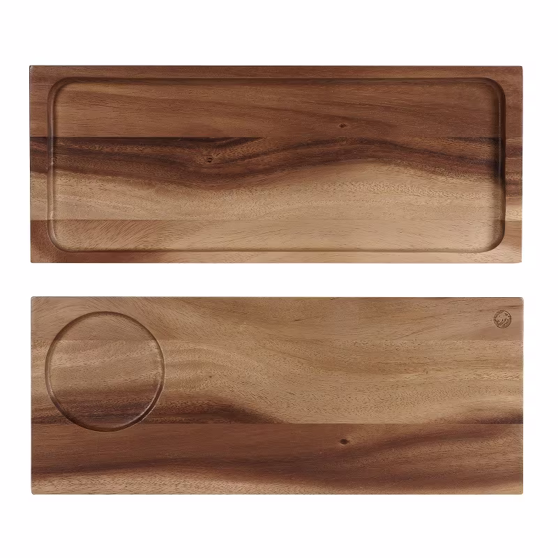 Блюдо деревянное 41х16,5см, двухстороннее, buffet wood zcawlwsb1