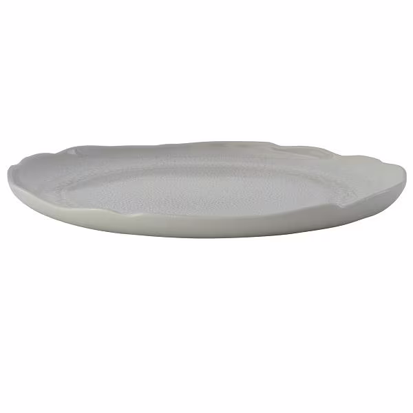 Блюдо круглое 32,5см, керамика, цвет perle, plume 961757