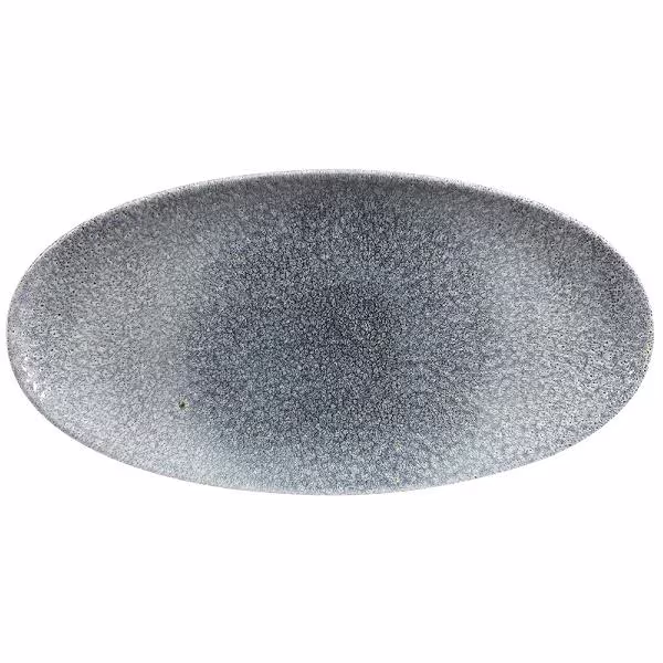 Блюдо овальное chefs 34,7х17,3см, без борта, цвет raku topaz blue, studio prints rktbov351