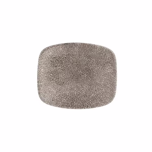 Блюдо прямоугольное chefs 15,4х12,6см, без борта, цвет raku quartz black, studio prints rkbqobl11