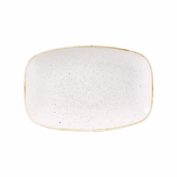 Блюдо прямоугольное chefs 23,7х15,7см, без борта, stonecast, цвет barley white swhsobl21