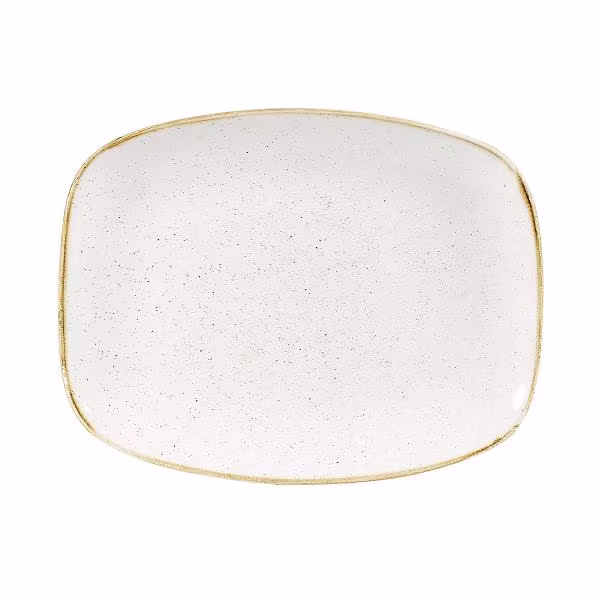 Блюдо прямоугольное chefs 26,1х20,2см, без борта, stonecast, цвет barley white swhsobl31