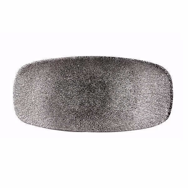 Блюдо прямоугольное chefs 26,9х12,7см, без борта, цвет raku quartz black, studio prints rkbqxo101