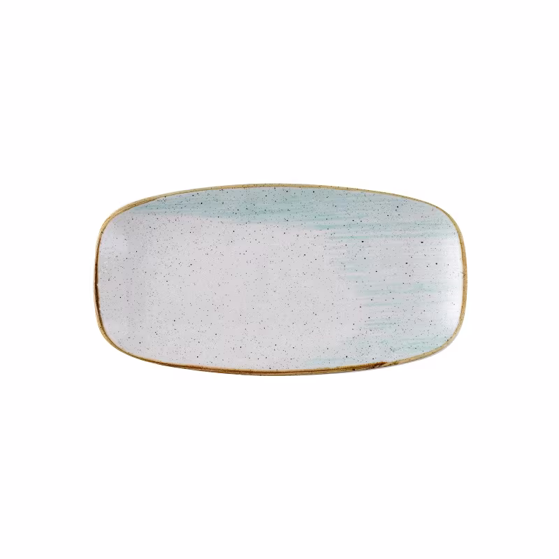 Блюдо прямоугольное chefs 29,8х15,3см, без борта, stonecast accents, цвет duck egg blue asdexo111