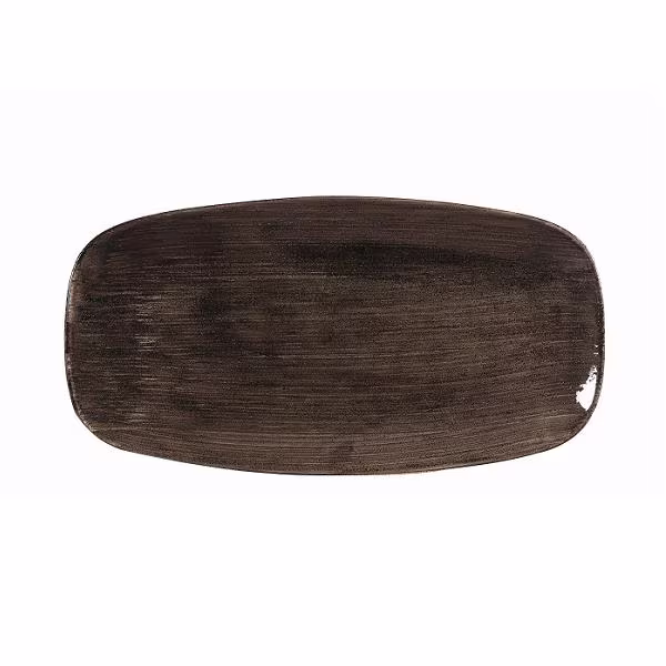 Блюдо прямоугольное chefs 29,8х15,3см, без борта, stonecast patina, цвет iron black paibxo111