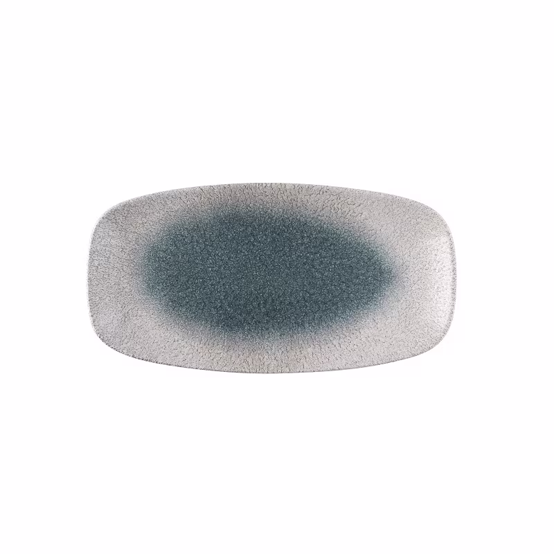 Блюдо прямоугольное chefs 29,8х15,3см, без борта, цвет raku duo agate-topaz, studio prints rdatxo111