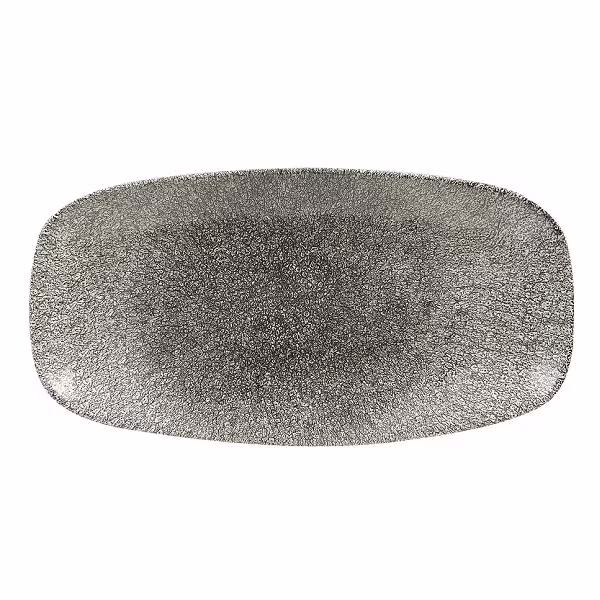 Блюдо прямоугольное chefs 29,8х15,3см, без борта, цвет raku quartz black, studio prints rkbqxo111