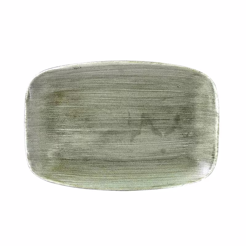 Блюдо прямоугольное chefs 30х19,9см, без борта, stonecast patina, цвет burnished green pabgobl41
