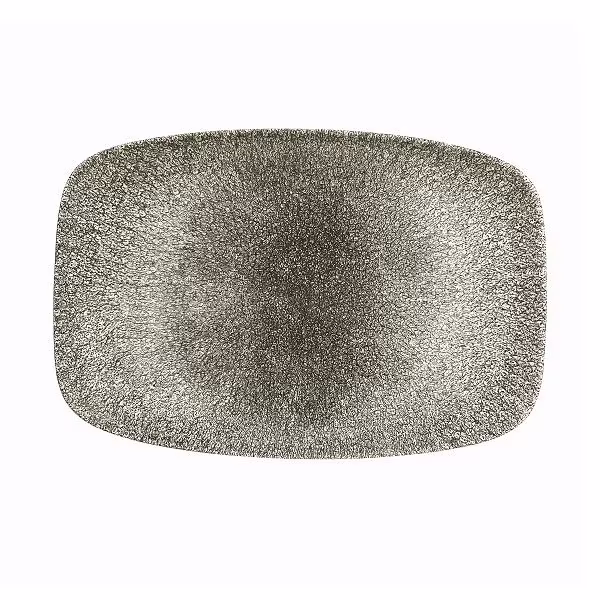 Блюдо прямоугольное chefs 30х19,9см, без борта, цвет raku quartz black, studio prints rkbqobl41