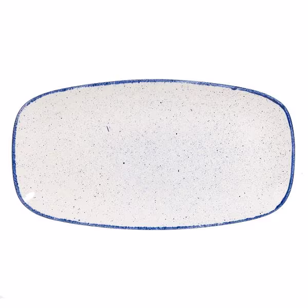 Блюдо прямоугольное chefs 35,5х18,9см, без борта, stonecast hints, цвет indigo blue shbixo141