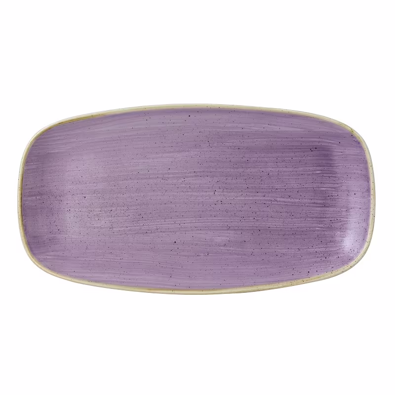 Блюдо прямоугольное chefs 35,5х18,9см, без борта, stonecast, цвет lavender slasxo141