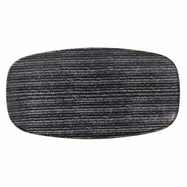 Блюдо прямоугольное chefs 35,5х18,9см, без борта, цвет charcoal black, studio prints spcbxo141