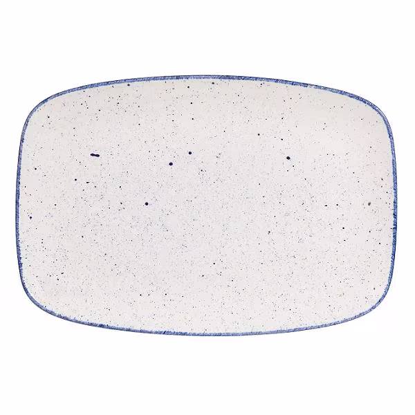 Блюдо прямоугольное chefs 35,5х24,5см, без борта, stonecast hints, цвет indigo blue shbixp141