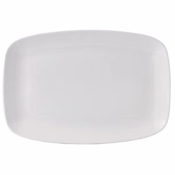 Блюдо прямоугольное chefs 35,5х24,5см, без борта, x squared, цвет белый whxp141