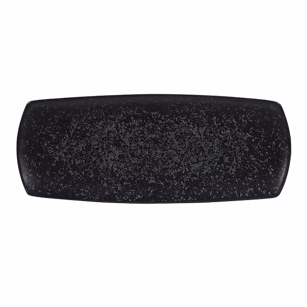 Блюдо прямоугольное узкое 35,5х14см, без борта, menu shades, цвет caldera ash black zccanrpm1