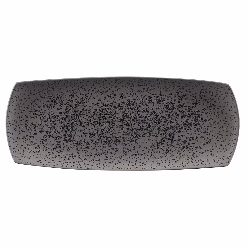 Блюдо прямоугольное узкое 35,5х14см, без борта, menu shades, цвет caldera flint grey zccgnrpm1