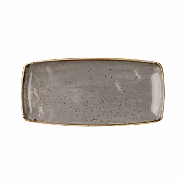 Блюдо сервировочное 29,5х15см, без борта, stonecast, цвет peppercorn grey spgsop111
