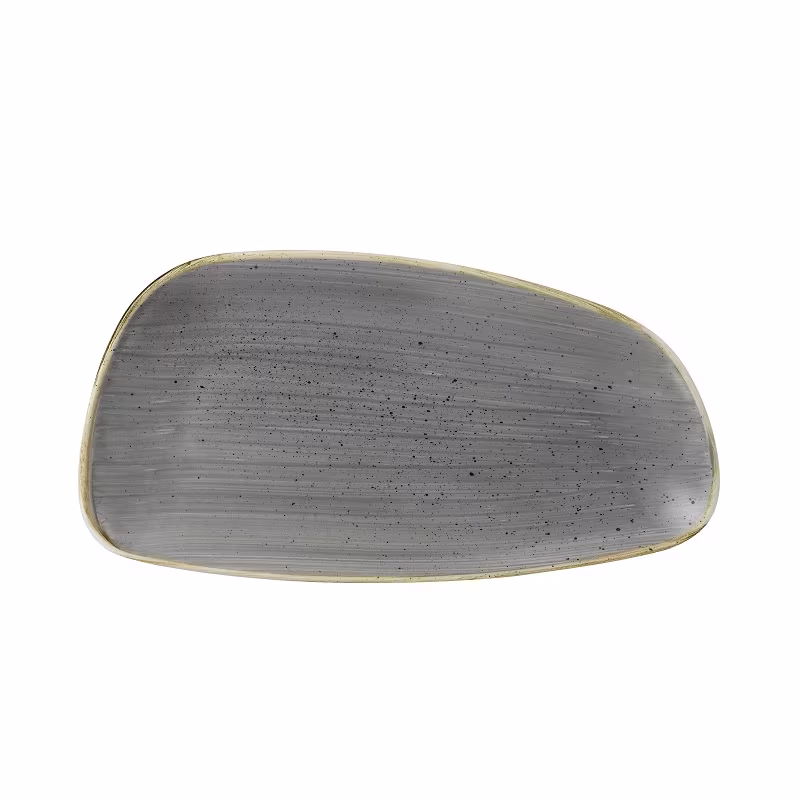 Блюдо сервировочное chefs geo 30х15,5см, без борта, stonecast, цвет peppercorn grey spgsge301