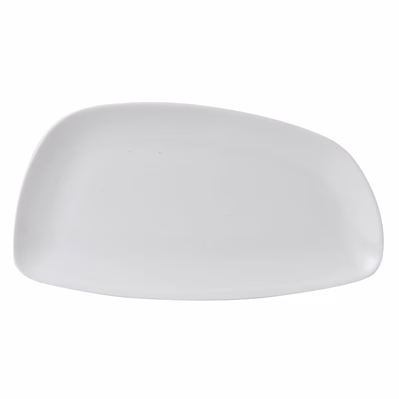 Блюдо сервировочное chefs geo 35х18,5см, без борта, chefs plates, цвет белый whge351