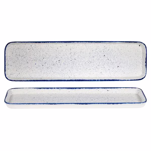 Блюдо сервировочное gn 2/4 53х15см h2,5см 1,4л, stonecast hints, цвет indigo blue shbislbd1
