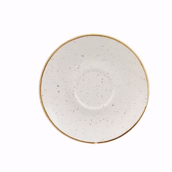 Блюдце 15,6см stonecast, цвет barley white swhscss1