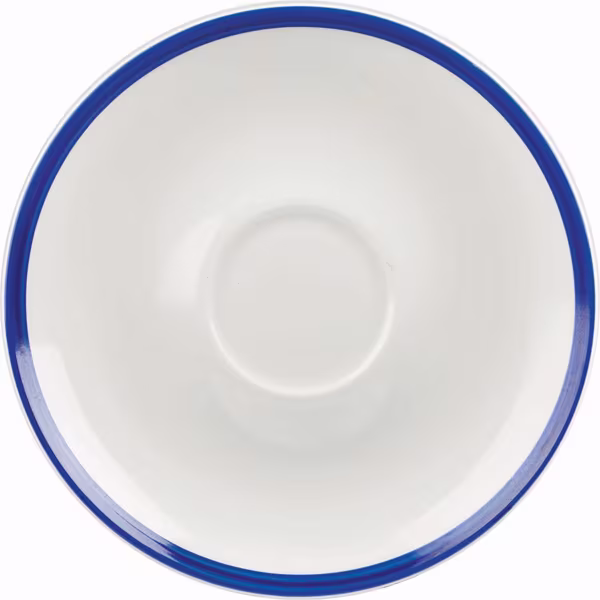 Блюдце 16см retro blue whbbbs61