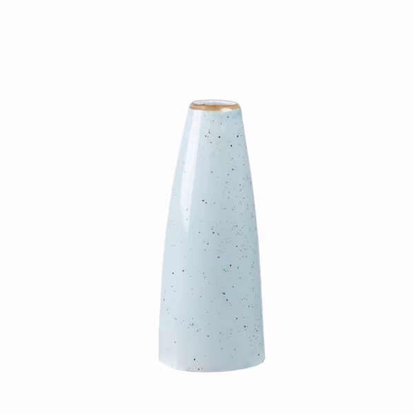 Ваза для цветов h12,5см stonecast, цвет duck egg blue sdessbv1