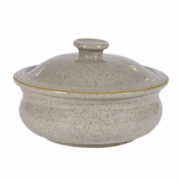 Горшок для запекания 0,43л d14см, с крышкой, stonecast, цвет peppercorn grey spgslspt1