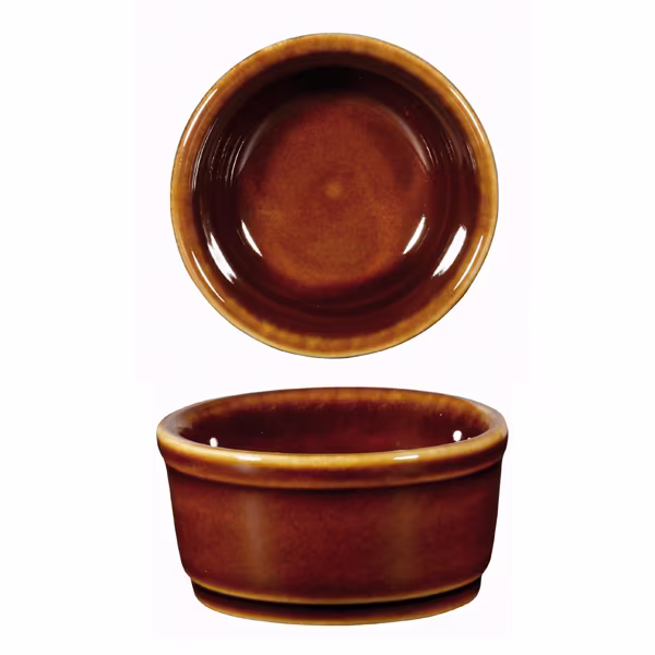 Емкость для запекания d 6,5см 0,057л, керамика, rustics simmer, цвет brown zcagrp21