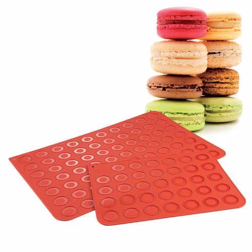 Коврик силиконовый "macarons" 40х30см с выемками d40мм, 30 ячеек 30tm3001r