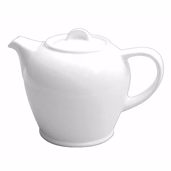 Кофейник 0,51л, с крышкой, white aprac181