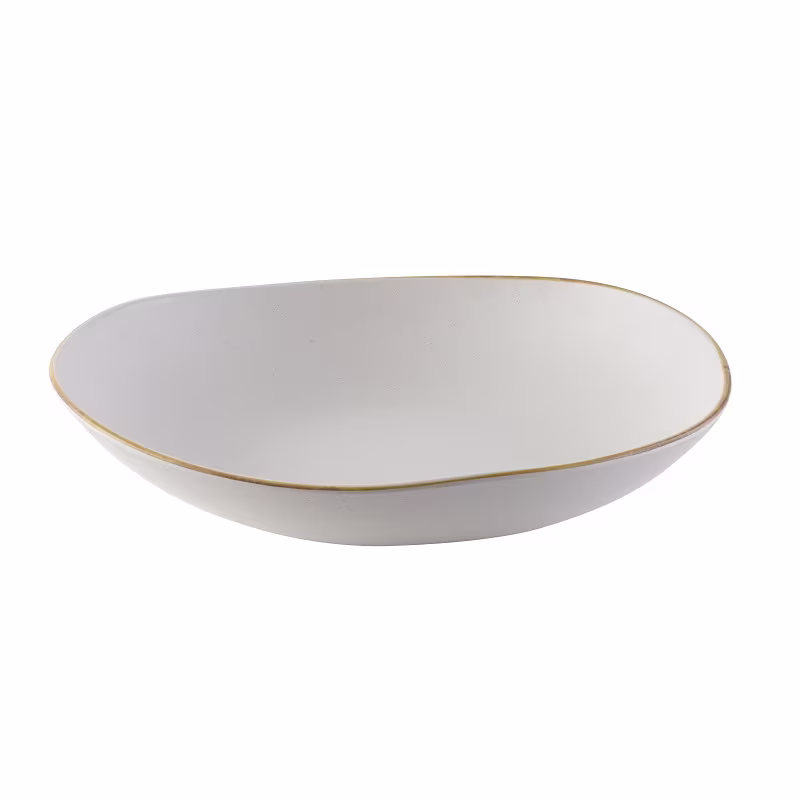 Миска 0,46л d38см, меламин, buffet stonecast melamine, цвет barley white zplsttb1