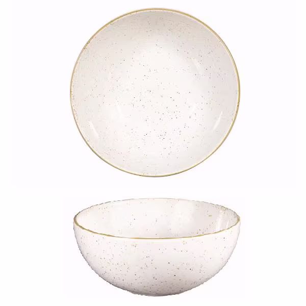 Миска для лапши 1,08л d18,3см, без борта, stonecast, цвет barley white swhsndbl1