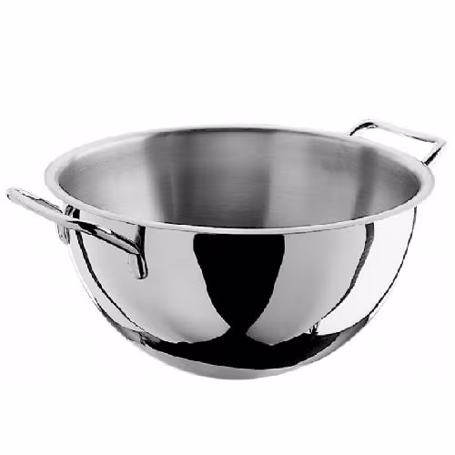 Миска полусферическая 6,0л d28см h15см, с ручками, нерж.сталь 50903928