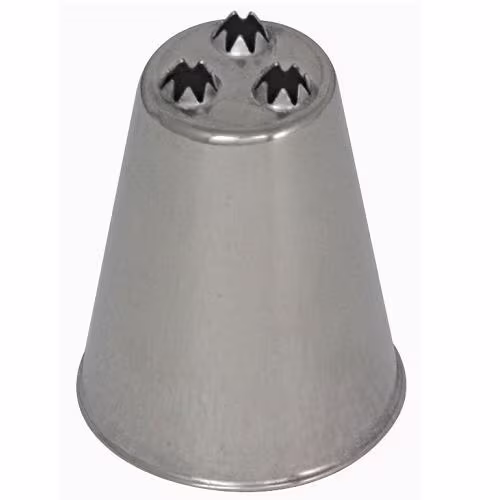 Насадка "3 отверстия" d20мм h42мм, нерж.сталь bx1820