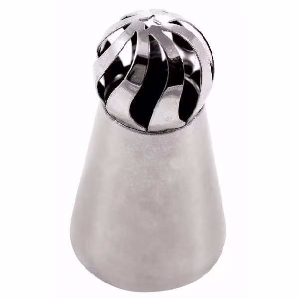 Насадка "лепестки зигзаг" d22мм h57мм, нерж.сталь bx0103