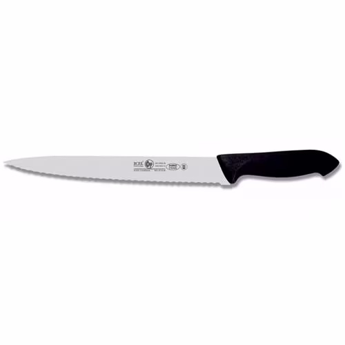 Нож для мяса 25см с волнистым лезвием, черный horeca prime 28100.hr64000.250