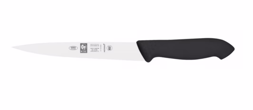 Нож филейный 16см для рыбы, черный horeca prime 28100.hr08000.160