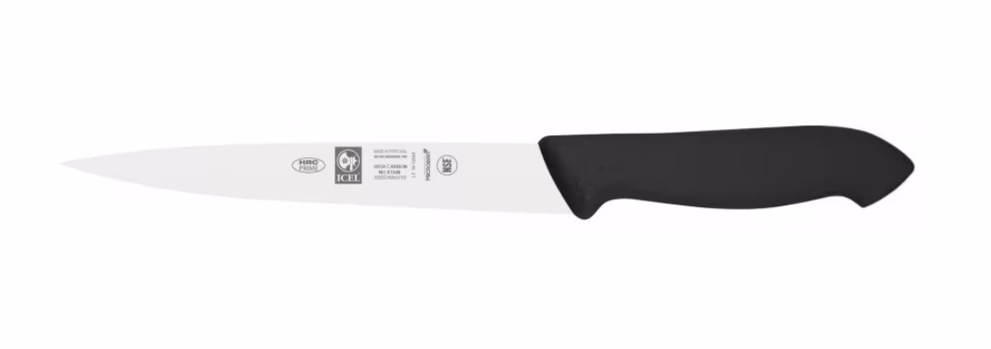 Нож филейный 18см для рыбы, черный horeca prime 28100.hr08000.180