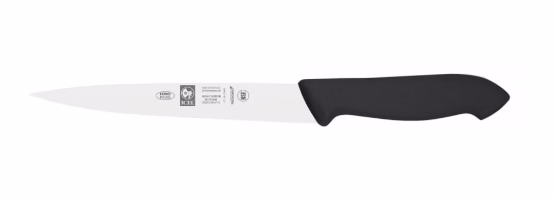 Нож филейный 20см для рыбы, черный horeca prime 28100.hr08000.200
