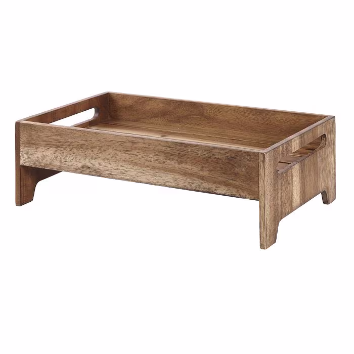Подиум деревянный "ящик" 25,8х41,1см h13,2см buffetscape wood zcawrmnc1