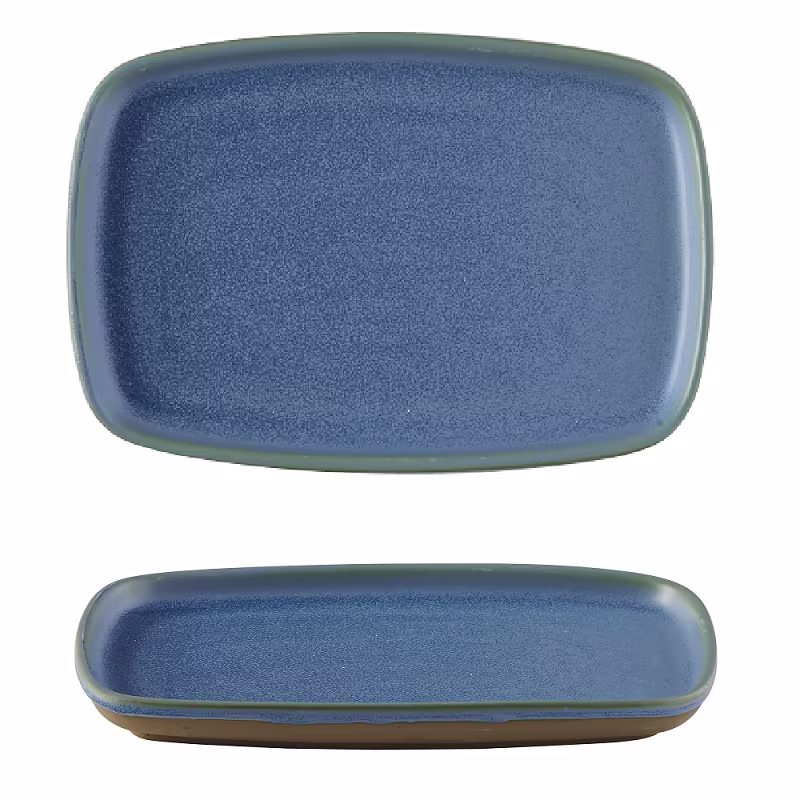 Поднос сервировочный 22х15см, серия emerge, цвет oslo blue emblep221