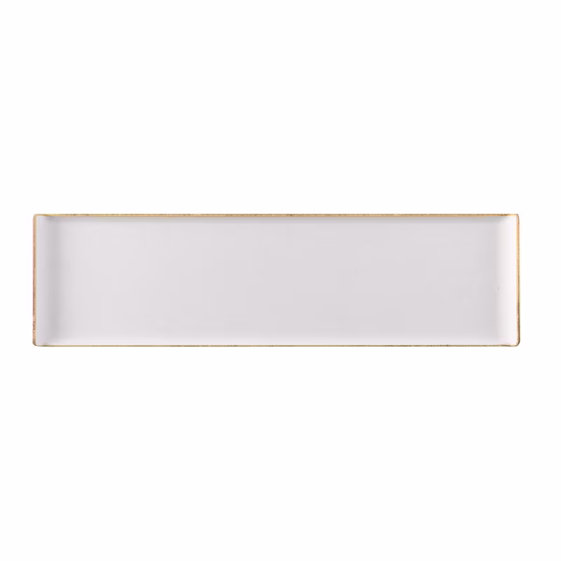 Поднос сервировочный прямоугольный 56х15,3см, меламин, buffet stonecast melamine, цвет barley white