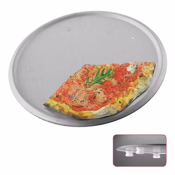 Противень для пиццы d 33см h4см, алюминий, на ножках 462/33lc